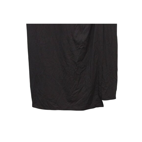 J Jill Wearever Collection Dress Size XL Black Stretch Minimalist Casual Ruched - Picture 4 of 13